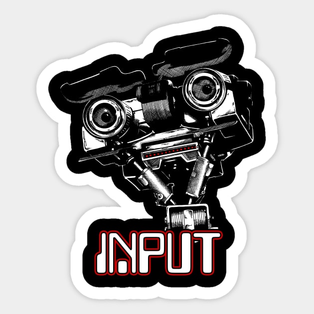 iiiinnnnnnput Sticker by JonathanGrimmArt